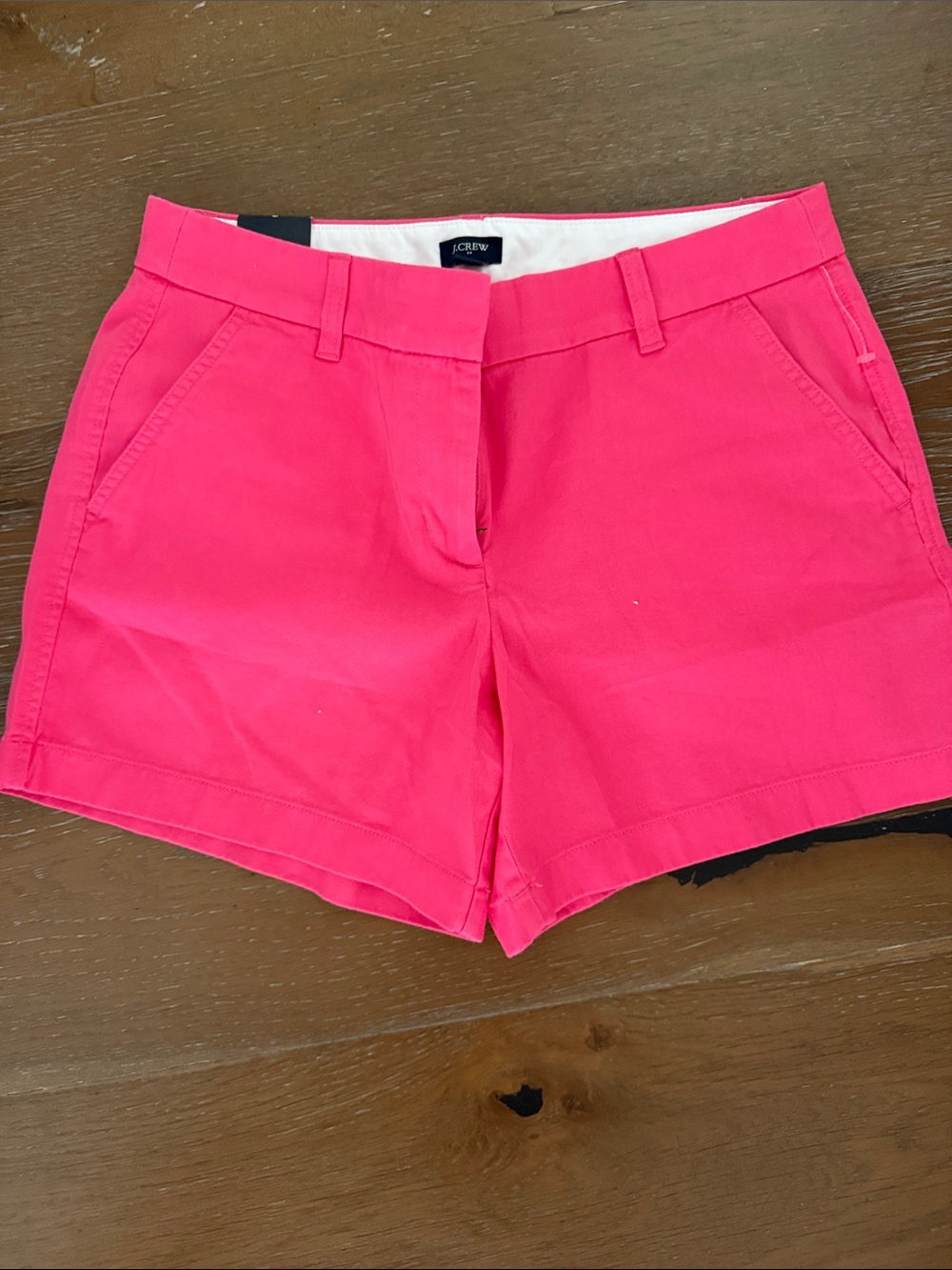 J. Crew Hot Pink Cotton Chino Bermuda Shorts